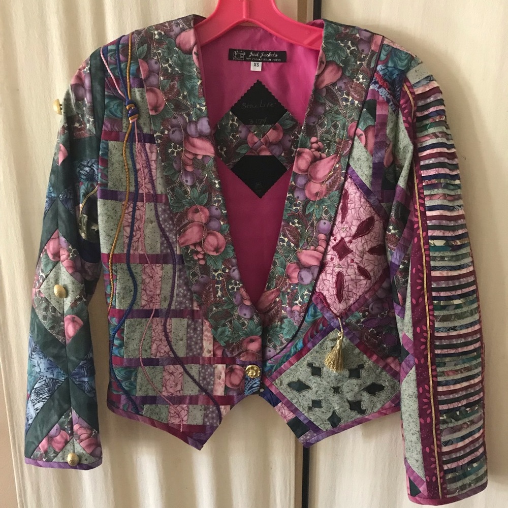 90’s Boho Patchwork Custom Jacket Ooak - image 1